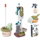 Set de curatenie interactiv pentru copii cu aspirator, mop, matura si accesorii, 3 ani+, 23 piese, TinyMini 824486