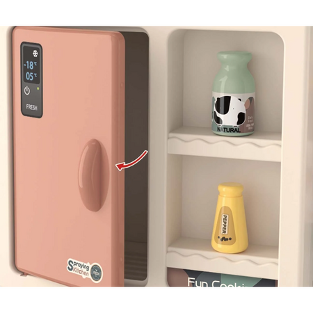 Bucatarie interactiva Ocean cu abur, efecte sonore si luminoase, 3 ani+, 55 piese, TinyMini 824502