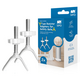 Set adaptoare tip Y pentru porti de siguranta, scari si balustrade, Alb, 2 bucati, Sipo 824532