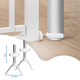Set adaptoare tip Y pentru porti de siguranta, scari si balustrade, Alb, 2 bucati, Sipo 824535
