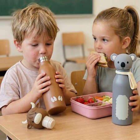 Sticla termos din inox, Capybara, 400 ml, Zazu Kids 824544