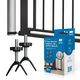 Set adaptoare tip Y pentru porti de siguranta, scari si balustrade, Negru, 2 bucati, Sipo 824547