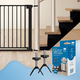 Set adaptoare tip Y pentru porti de siguranta, scari si balustrade, Negru, 2 bucati, Sipo 824550