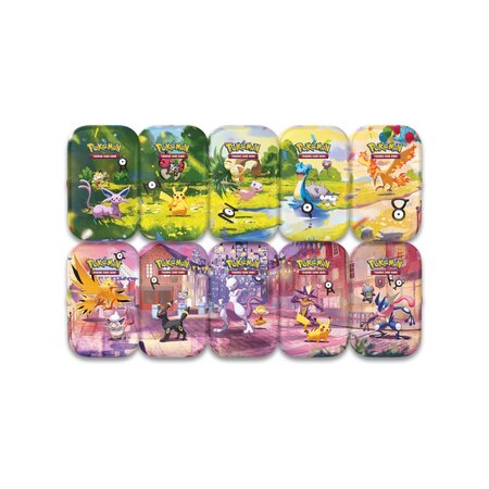 30th Celebration Mini Tins - Assorted, Diverse modele, 6 ani+, 1 buc, Pokemon TCG 824658