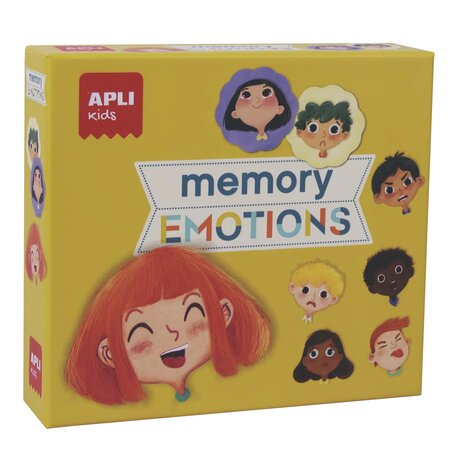 Joc de memorie Emotii, 3 ani+, 24 piese, Apli Kids