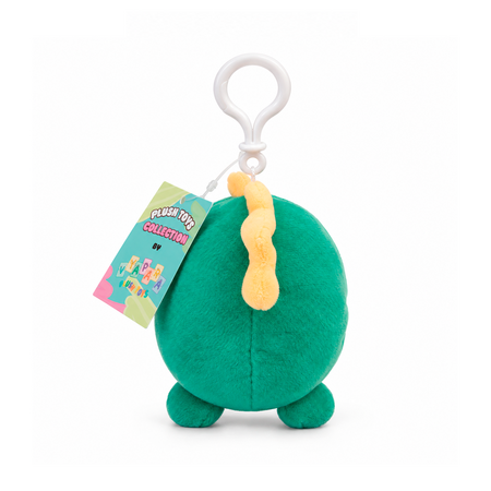 Jucarie din plus tip breloc Funny Animal, 12 cm, Dinozaur, +3 ani, Vyapara 824703