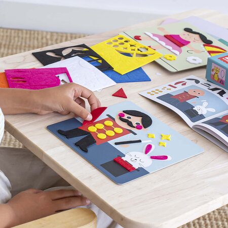 Set creativ Primul meu colaj din Fetru la Circ, 5 ani+, Apli Kids 824713