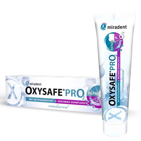 Pasta de dinti cu oxigen activ, fluor si xilito Oxysafe Pro, 75 ml, Miradent