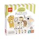 Set de 4 puzzle-uri progresive Animale din Savana, 2 ani+, Apli Kids 824842