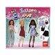 Joc educativ cu piese magnetice Imbraca Personajul, 5 ani+, 43 piese, Apli Kids 824882