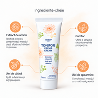 Crema tonica si relaxanta Tonifor, 75 ml, Mebra
