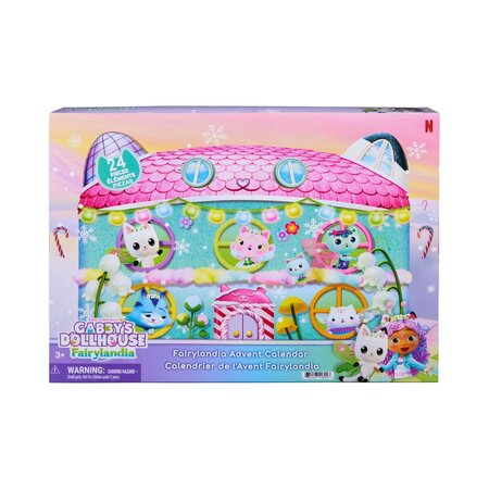 Calendar de Advent Fairylandia, 3 ani+, 24 de surprize, Gabby's Dollhouse 824880