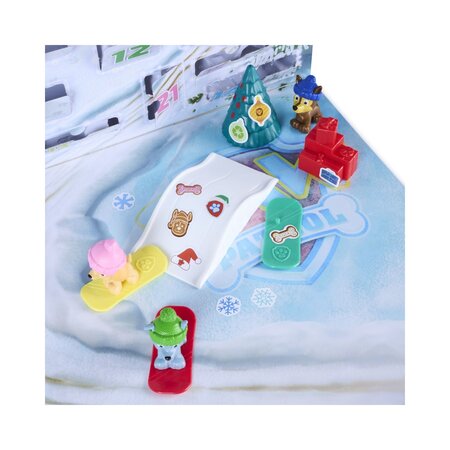 Calendar de Advent Paw Patrol Salvare de Sarbatori, 3 ani+, 24 de surprize, Patrula Catelusilor 824886