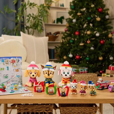 Calendar de Advent Paw Patrol Salvare de Sarbatori, 3 ani+, 24 de surprize, Patrula Catelusilor 824887