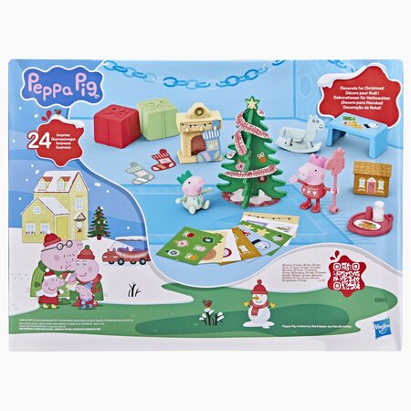 Calendar de Advent, 3 ani+, 24 de surprize, Peppa Pig si Evie