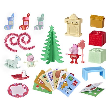 Calendar de Advent, 3 ani+, 24 de surprize, Peppa Pig si Evie 824898