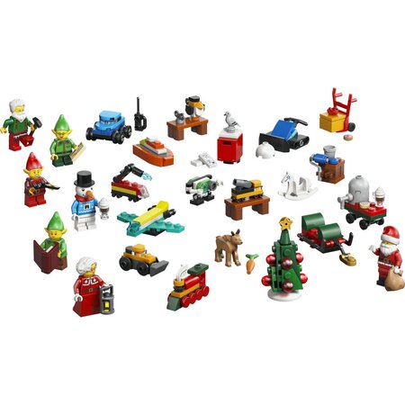 Calendar de Advent, 5 ani+, 60510, 24 de surprize, Lego City 824911