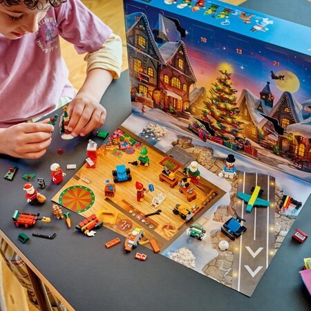 Calendar de Advent, 5 ani+, 60510, 24 de surprize, Lego City 824912