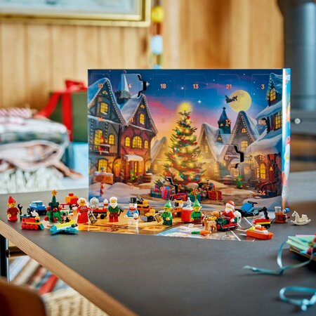 Calendar de Advent, 5 ani+, 60510, 24 de surprize, Lego City 824914
