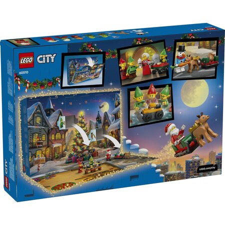 Calendar de Advent, 5 ani+, 60510, 24 de surprize, Lego City 824919