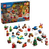 Calendar de Advent, 5 ani+, 60510, 24 de surprize, Lego City