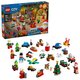 Calendar de Advent, 5 ani+, 60510, 24 de surprize, Lego City 824909