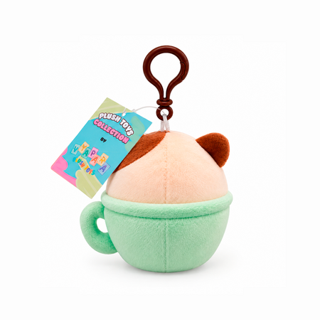 Jucarie din plus tip breloc Funny Animal, 12 cm, Pisica, +3 ani, Vyapara 824930