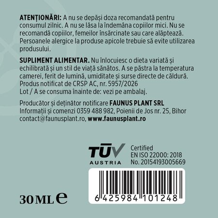 Respiratorus Spray pentru adulti, 30 ml, Faunus Plant 824958