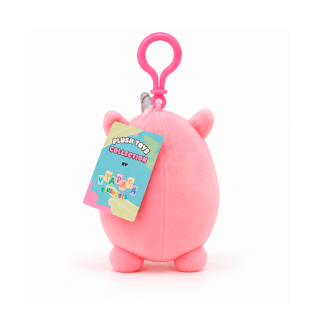 Jucarie din plus tip breloc Funny Animal, 12 cm, Roz, Unicorn, +3 ani, Vyapara 824966