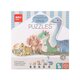 Set de 5 puzzle-uri progresive Dinozauri, 2 ani+, Apli Kids 825011