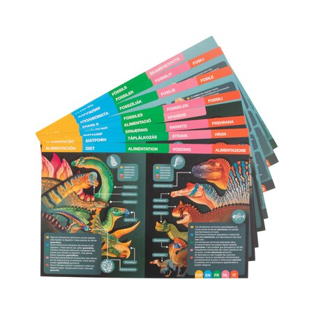 Joc magnetic Dinozauri, 5 ani+, 44 piese, Apli Kids 825017