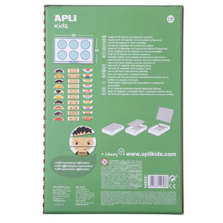 Joc magnetic Emotii Creeaza Expresii, 3 ani+, Apli Kids 825033