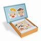 Joc magnetic Emotii Creeaza Expresii, 3 ani+, Apli Kids 825030