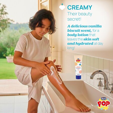 Lotiune de corp cu aroma de Vanilie, 6 ani+, 150 ml, Chicco Pop 825062