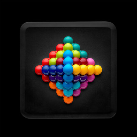 Joc de logica cu 120 provocari IQ Deluxe Puzzler, +14 ani, Smart Games 825070