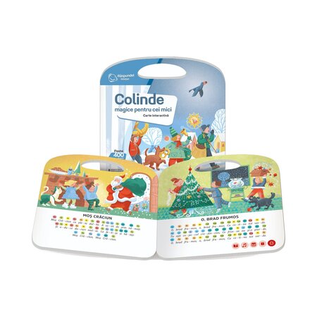 Carte interactiva Colinde, 3-6 ani, Raspundel Istetel 825121