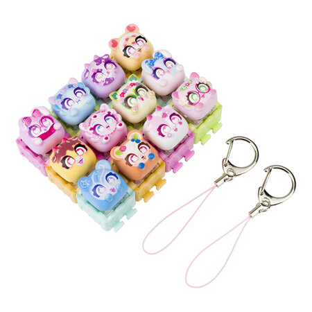 Set de joaca  cu12 taste de colectie si 2 brelocuri, 6 ani+, Clickeez