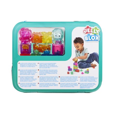 Set de joaca, Tren, 2 ani+, 35 de piese, Jelly Blox 825219