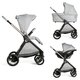 Carucior 3 in 1 Bellagio 2, Lunar Rock, 0 luni+, Chicco 825394