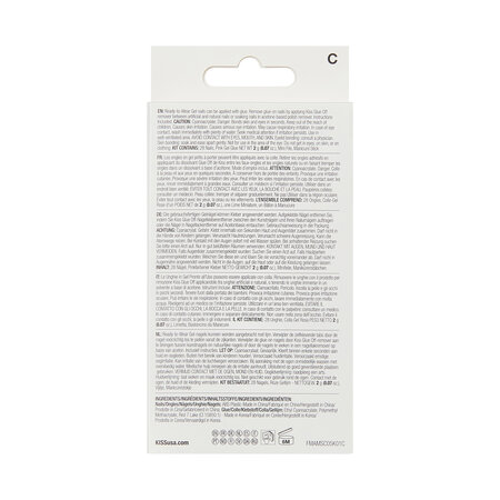 Unghii false Gel Fantasy Magnetic, ChimeSplash, 1 set, Kiss 825336