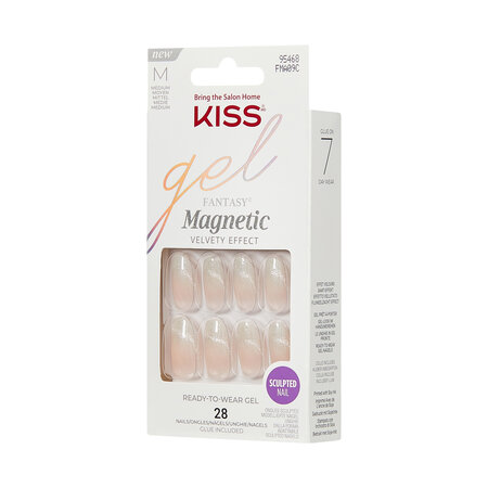 Unghii false Gel Fantasy Magnetic, ChimeSplash, 1 set, Kiss 825339
