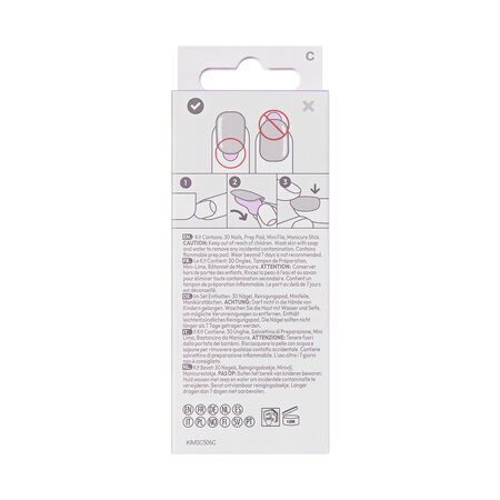 Unghii false autoadezive imPRESS, Close to You, 1 set, Kiss 825360