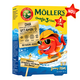 Pestisori gumati cu aroma de capsuni si Omega 3, +3 ani, 27 jeleuri, Moller's 825395