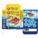 Pestisori gumati cu aroma de capsuni si Omega 3, +3 ani, 27 jeleuri, Moller's 825574