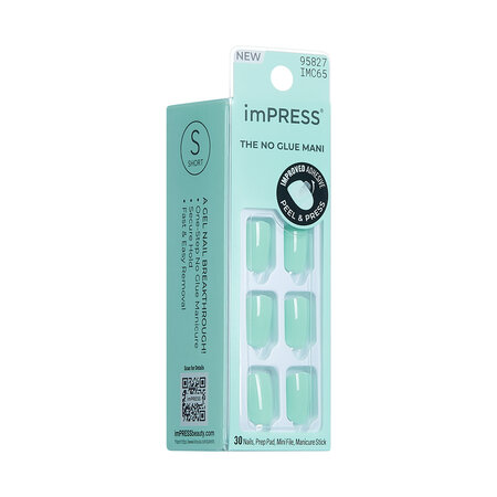 Unghii false autoadezive imPRESS, Get Closer, 1 set, kiss 825402