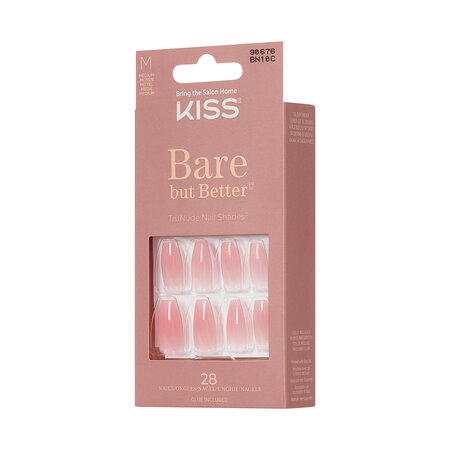 Unghii false Bare But Better, TruNude, 1 set, Kiss 825413