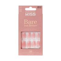 Unghii false Bare But Better, TruNude, 1 set, Kiss