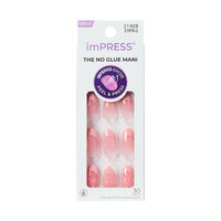 Unghii false autoadezive imPRESS, Glow Muse, 1 set, Kiss