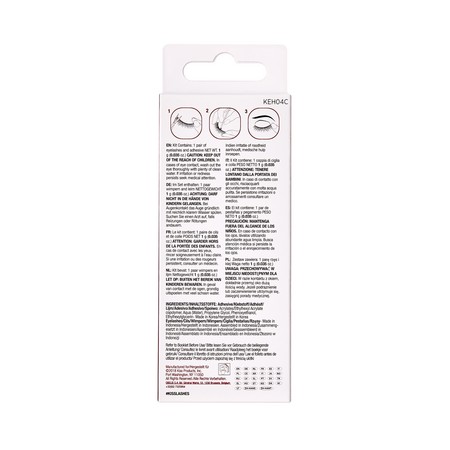 Gene false tip banda False Lash, Gorgeous, 1 set, Kiss 825439