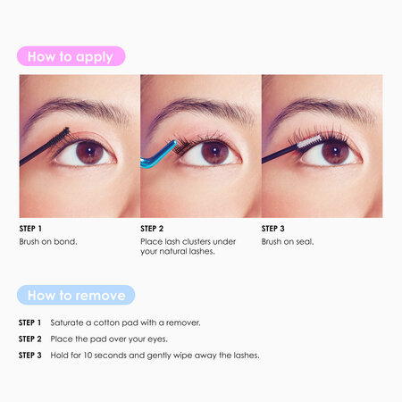 Kit gene false Falscara Eyelash, 1 set, Kiss 825452